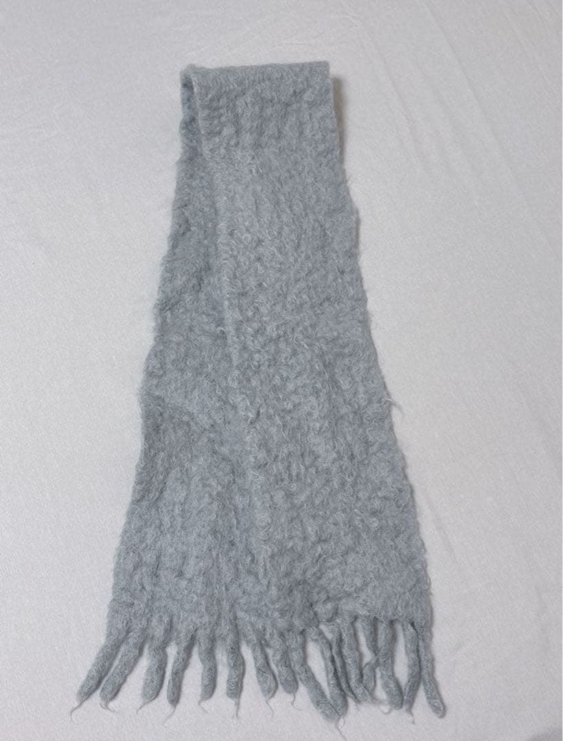 美品　MANTAS EZCARAY モヘア ウール マフラー