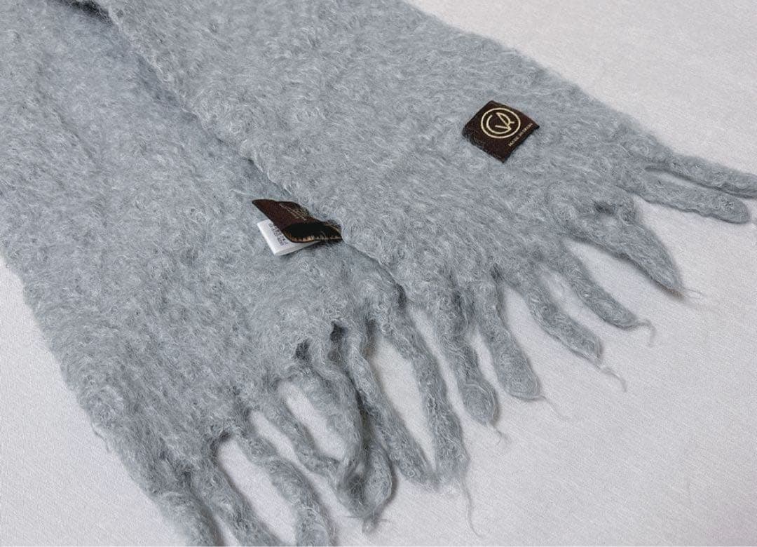美品　MANTAS EZCARAY モヘア ウール マフラー