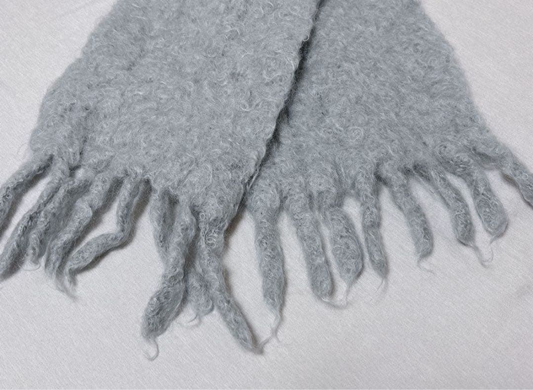 美品　MANTAS EZCARAY モヘア ウール マフラー