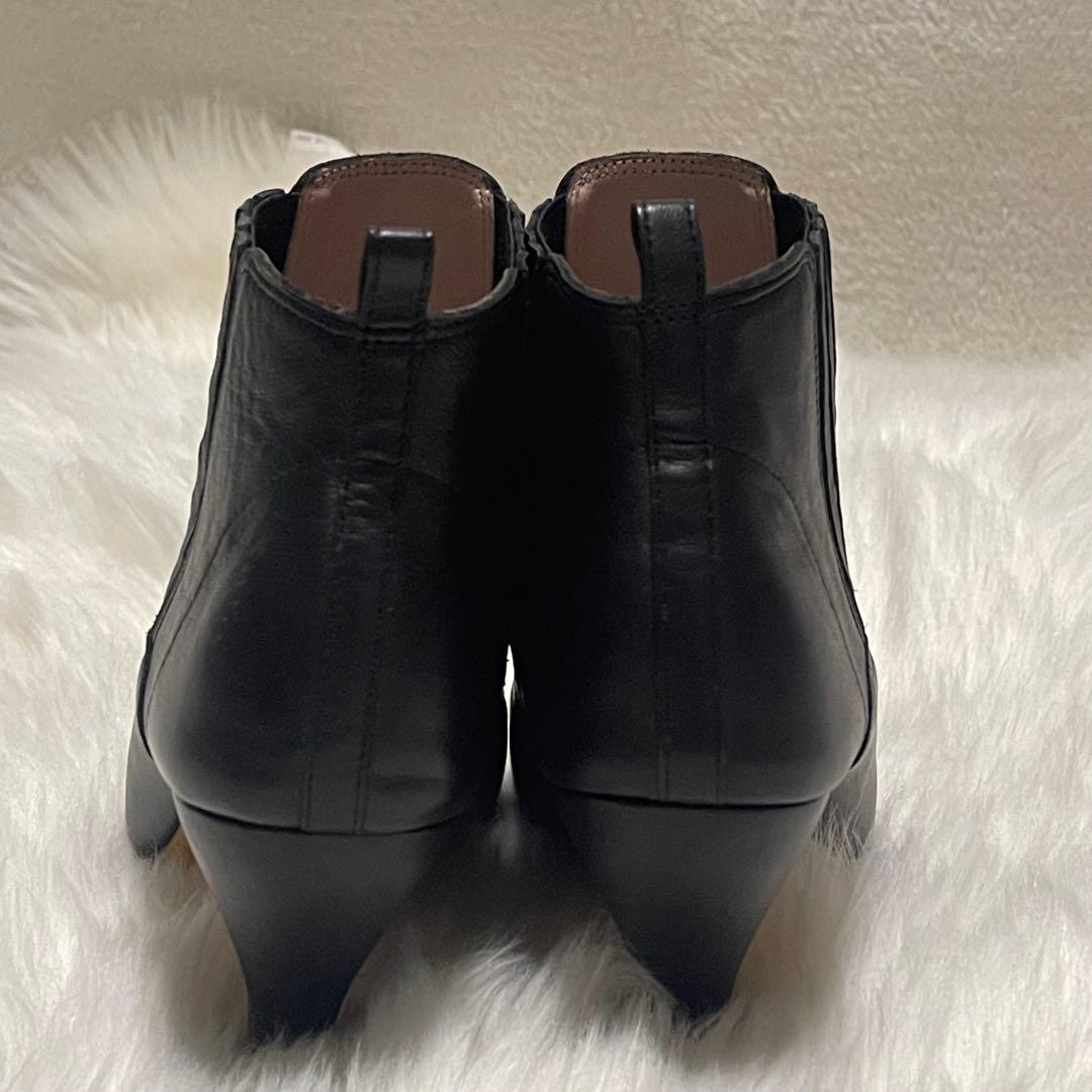 Repetto レペット サイドゴアブーツ 黒 37.5 本革 ヒール