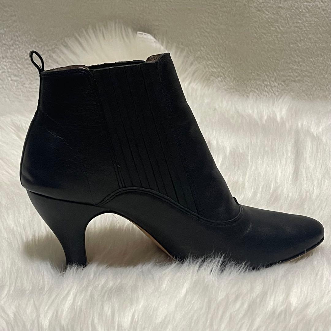 Repetto レペット サイドゴアブーツ 黒 37.5 本革 ヒール