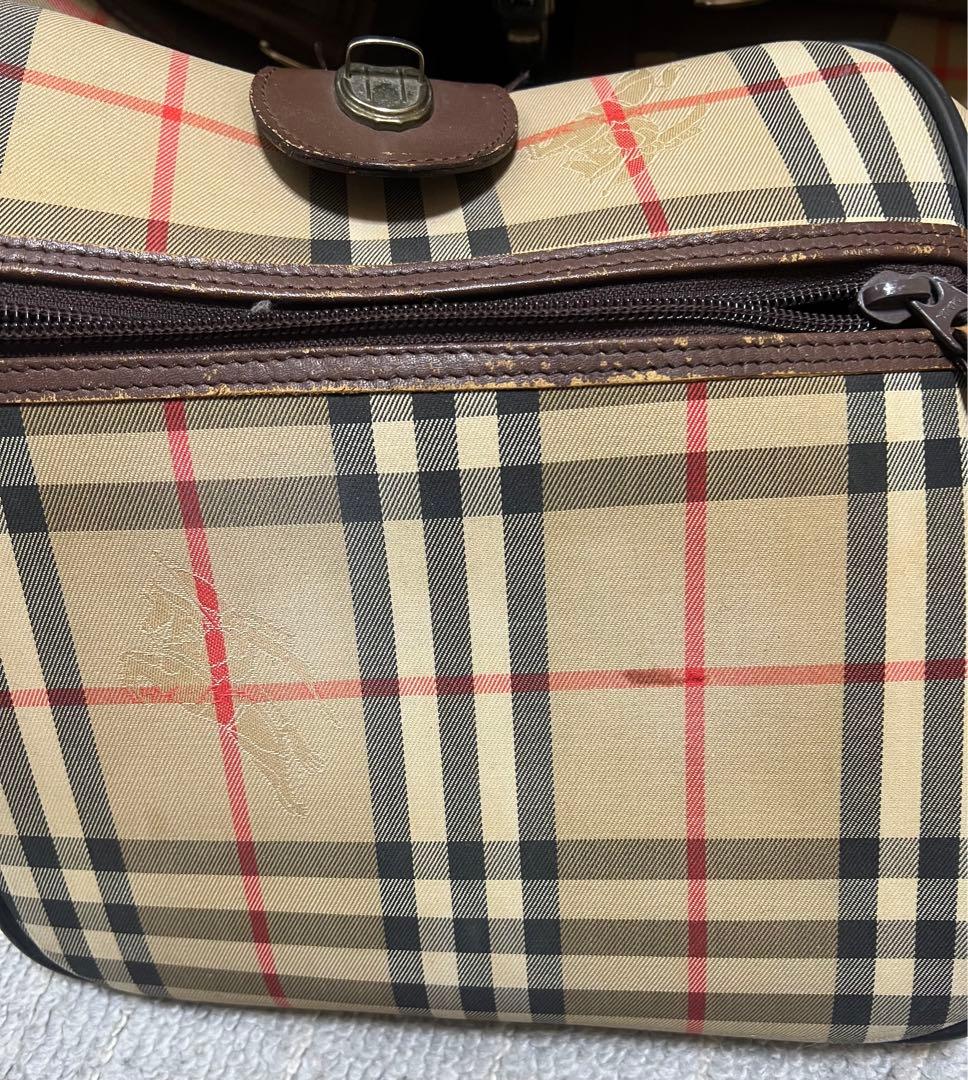 連休割引‼️ Burberry's 大容量ボストンバッグ ノバチェック柄