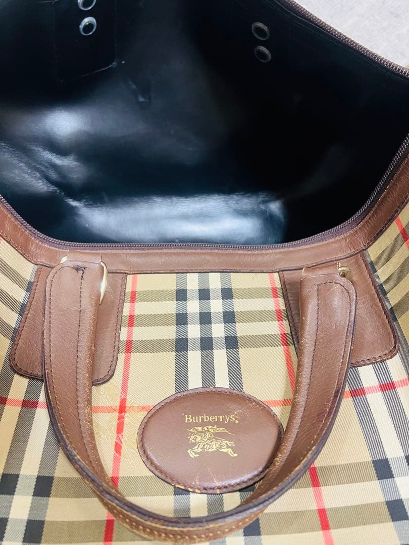 連休割引‼️ Burberry's 大容量ボストンバッグ ノバチェック柄