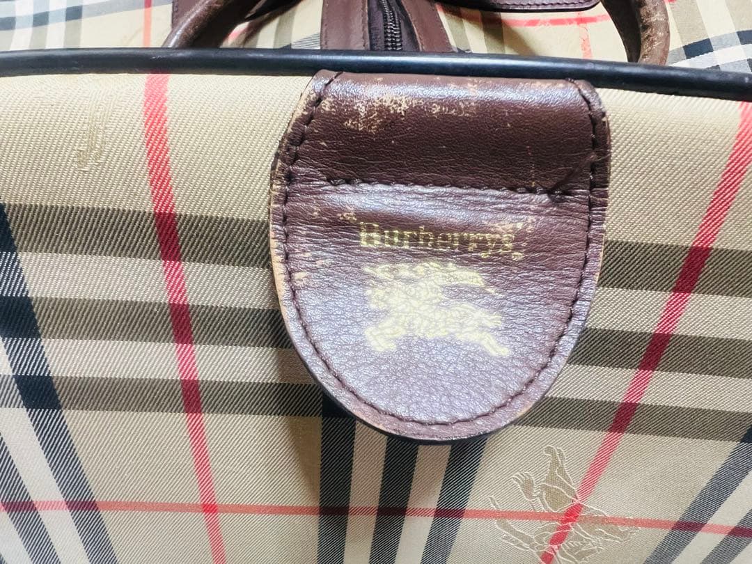 連休割引‼️ Burberry's 大容量ボストンバッグ ノバチェック柄