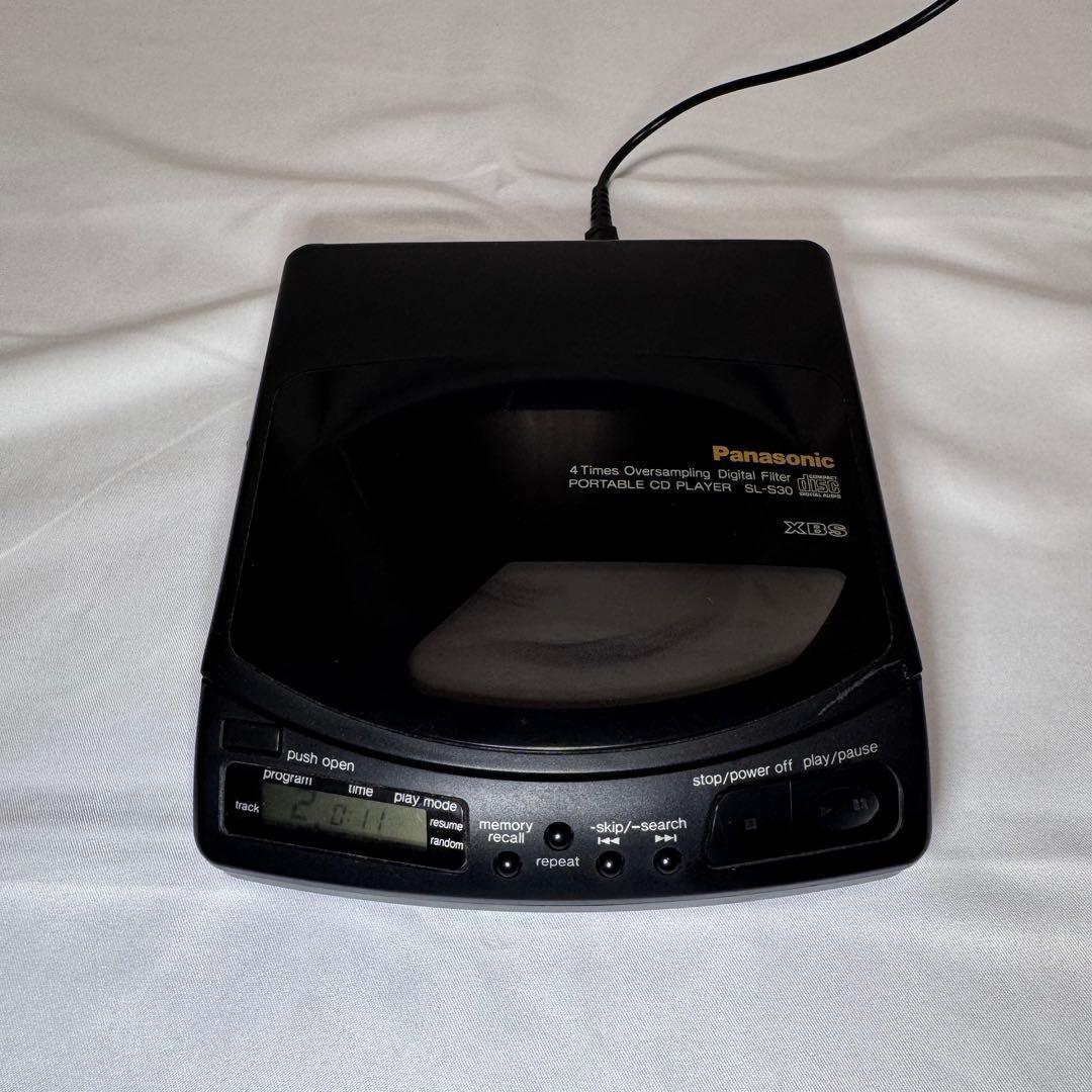 Panasonic SL-S30 ポータブルCDプレーヤー 動作品