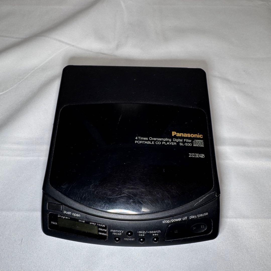 Panasonic SL-S30 ポータブルCDプレーヤー 動作品