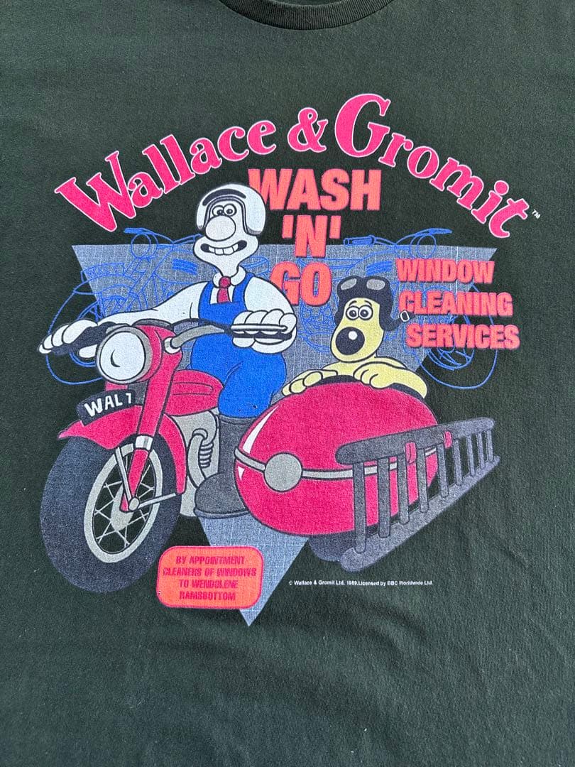 【超希少】©️1989 Wallace & Gromit Tシャツ