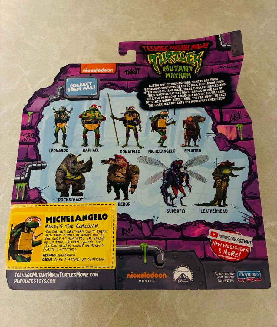 アメコミ Teenage Mutant Ninja TurtlesMichelangelo