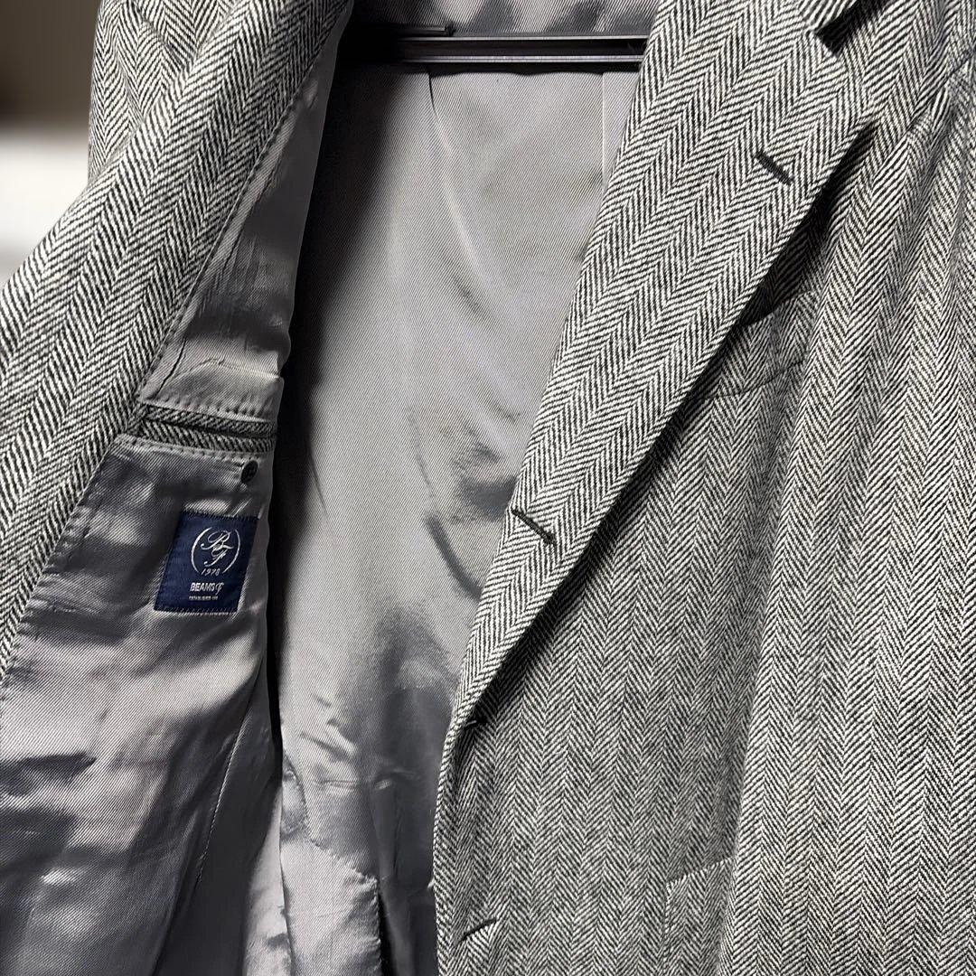 BEAMS F / HAND MADE LINE ヘリンボーン ジャケット 52