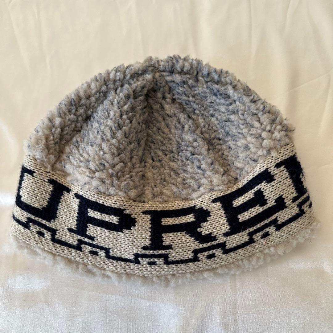 帽子 Supreme Sherpa Logo Beanie