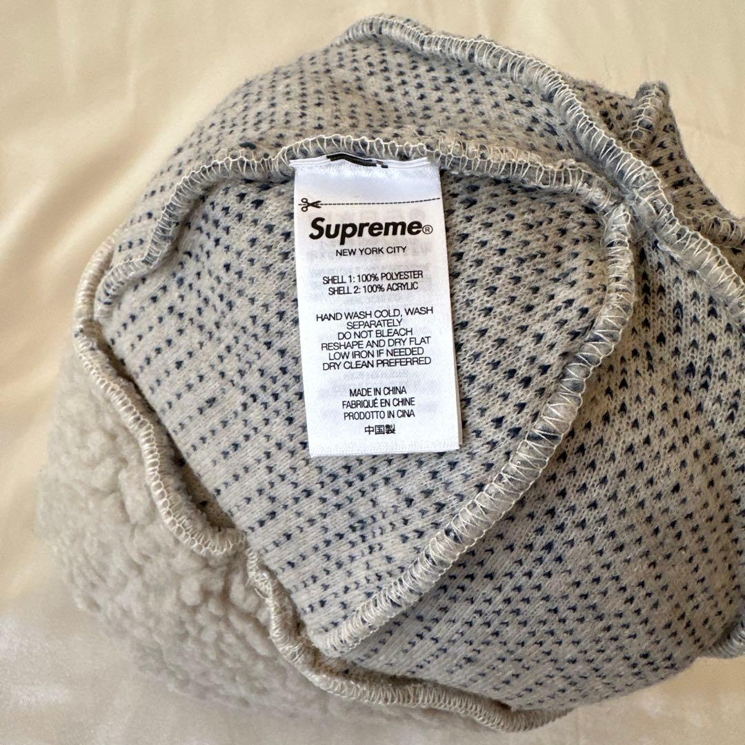 帽子 Supreme Sherpa Logo Beanie