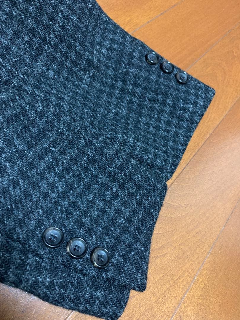 美品　40ct525 タケオキクチ　ハリスツイード　テーラード ジャケット