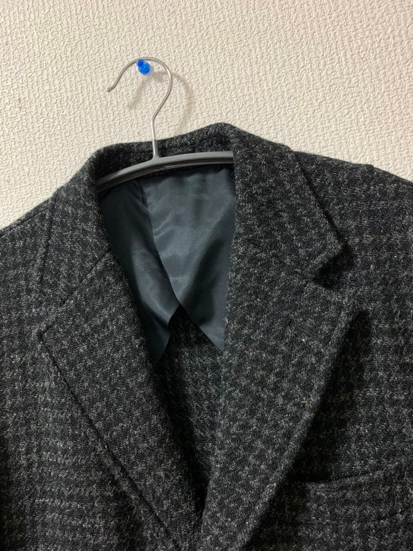 美品　40ct525 タケオキクチ　ハリスツイード　テーラード ジャケット