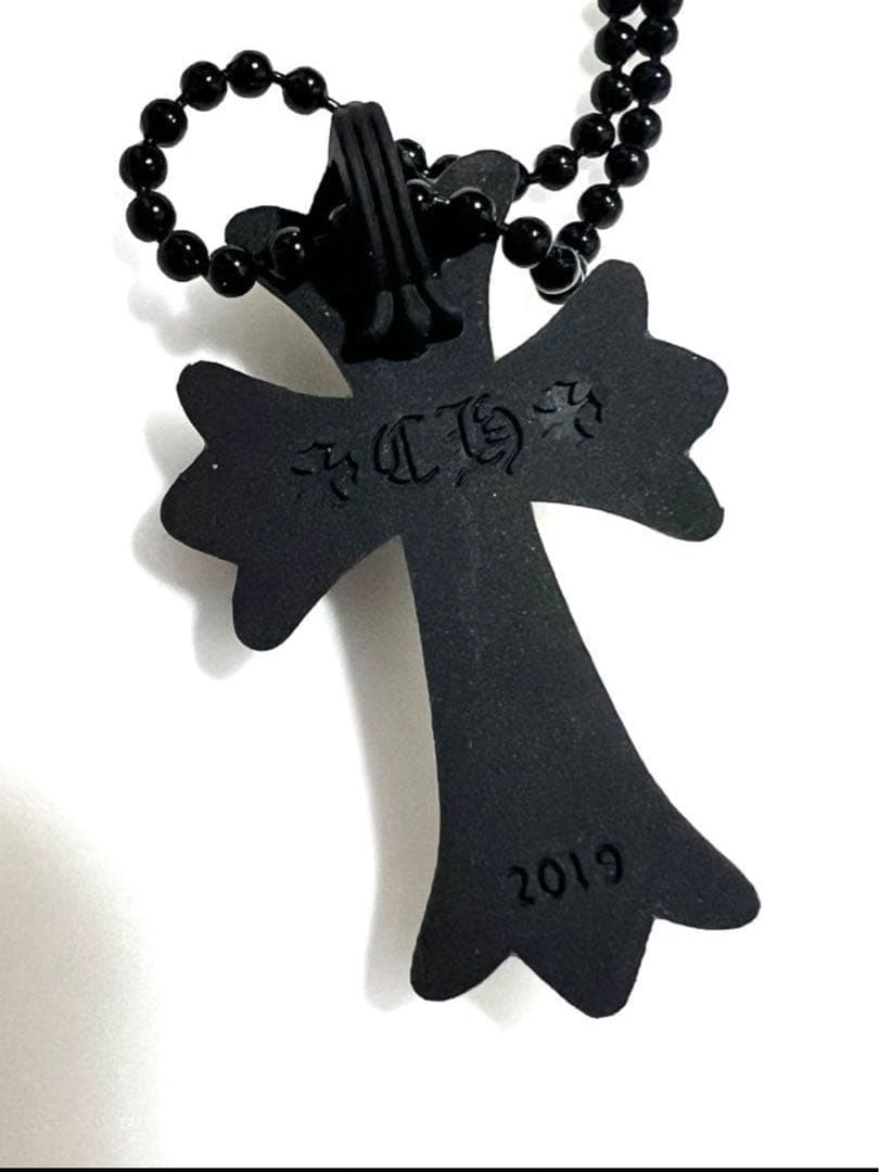 K*I様 国内正規chrome hearts ラバーネックレス　黒