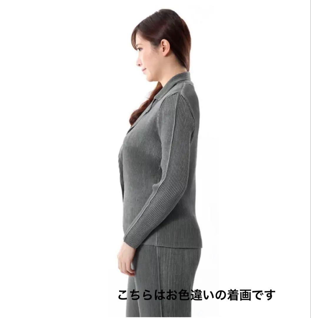 【スペッチオ 】プリーツ カーディガン ジャケット ベージュ