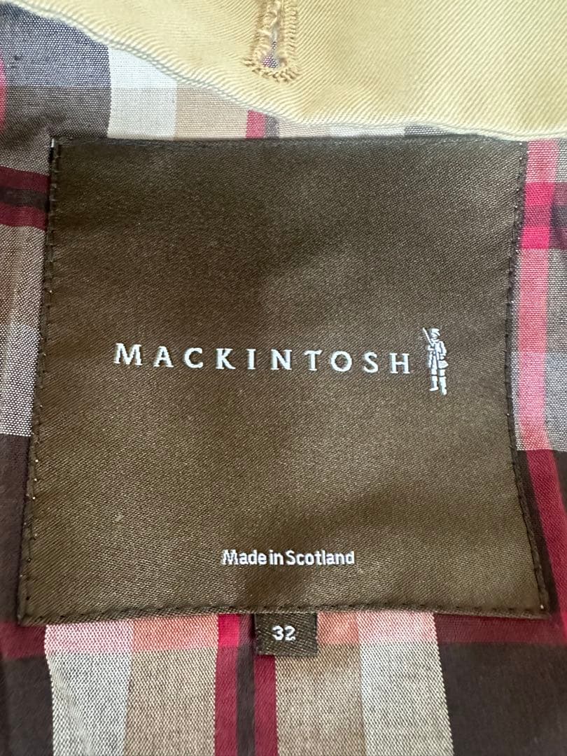 ◆ マッキントッシュ　トレンチコート　32 ベージュ