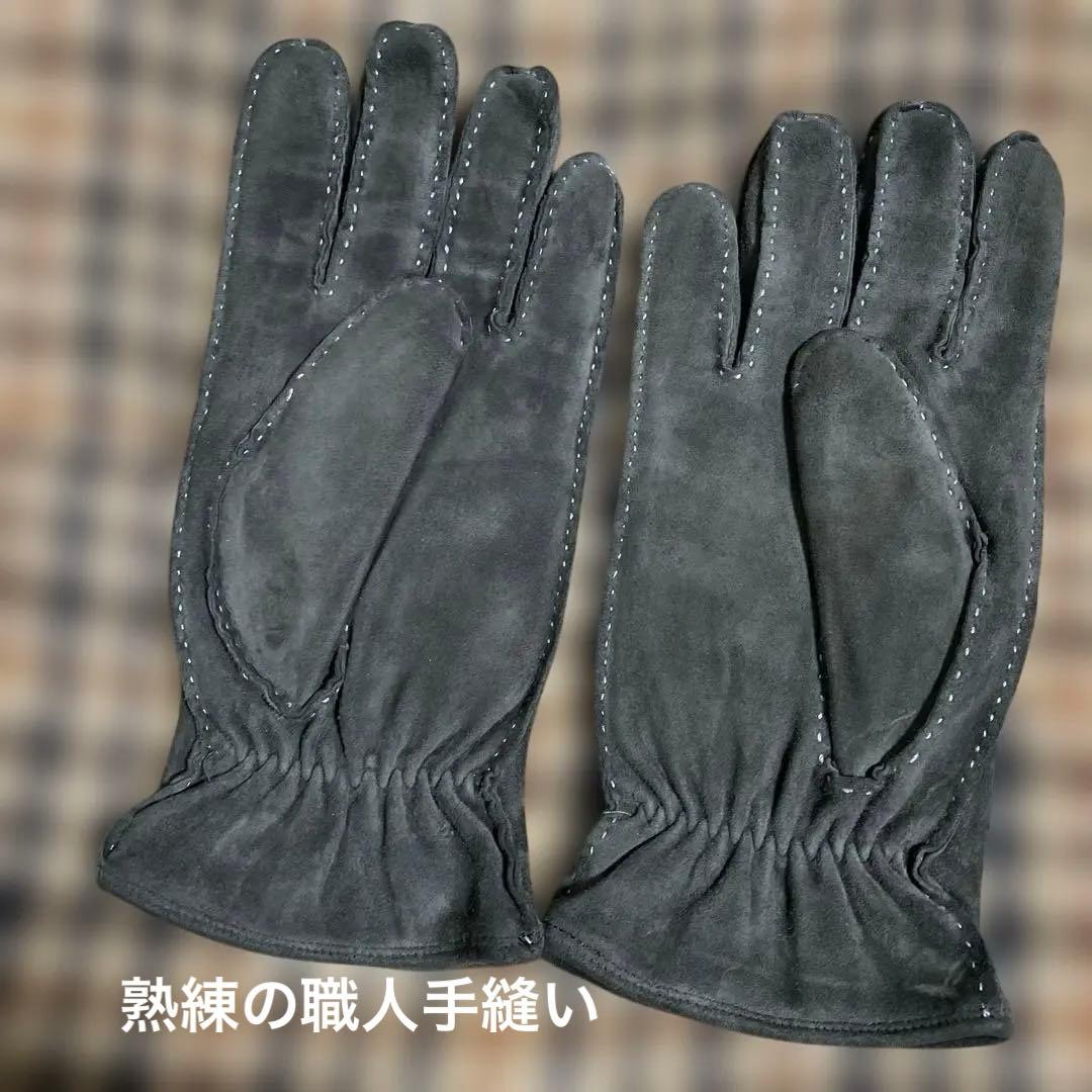 【イタリア老舗】専用のお品/Madova山羊革レザー手袋Ｍメンズ