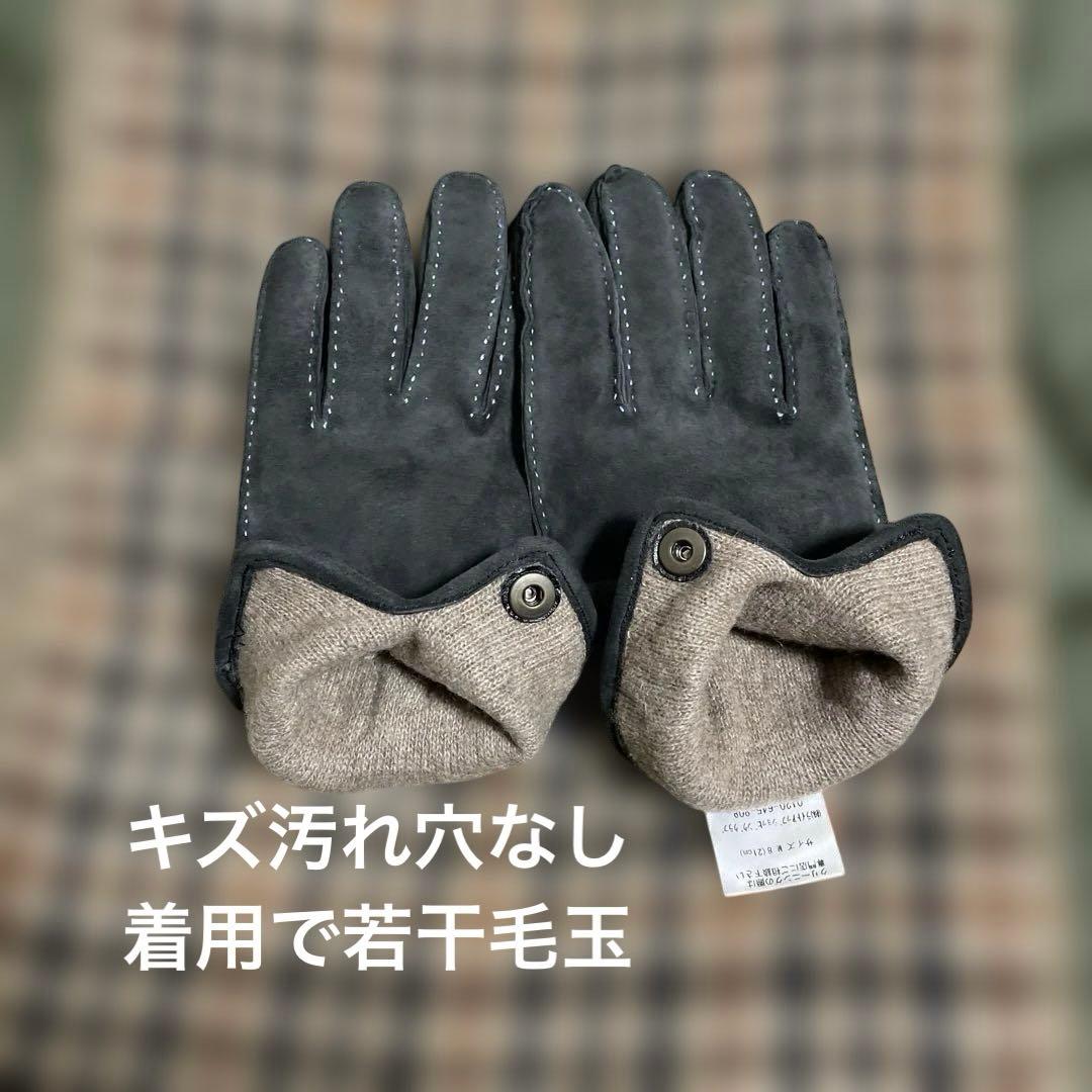 【イタリア老舗】専用のお品/Madova山羊革レザー手袋Ｍメンズ