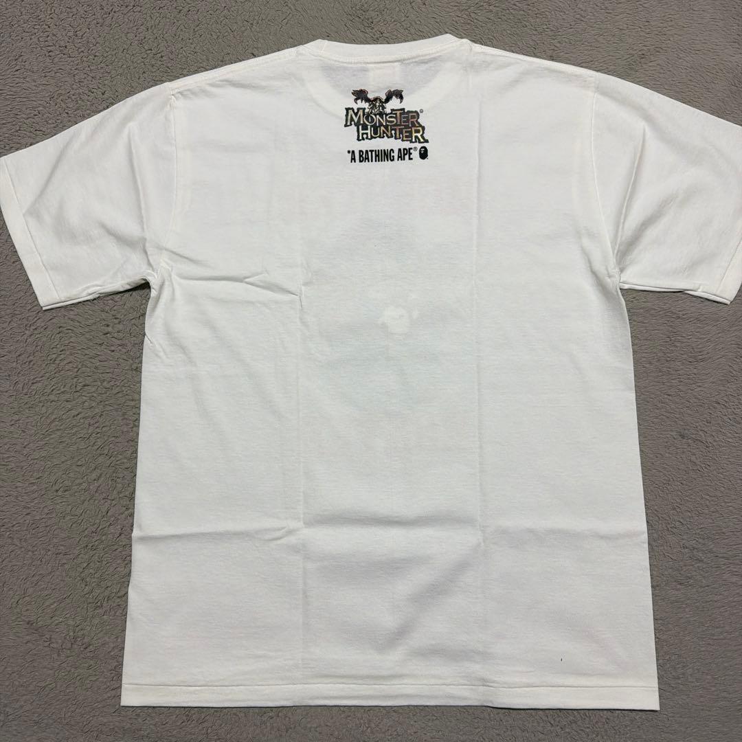 APE BAPE MONSTER HUNTER モンハン　tシャツ XL 白