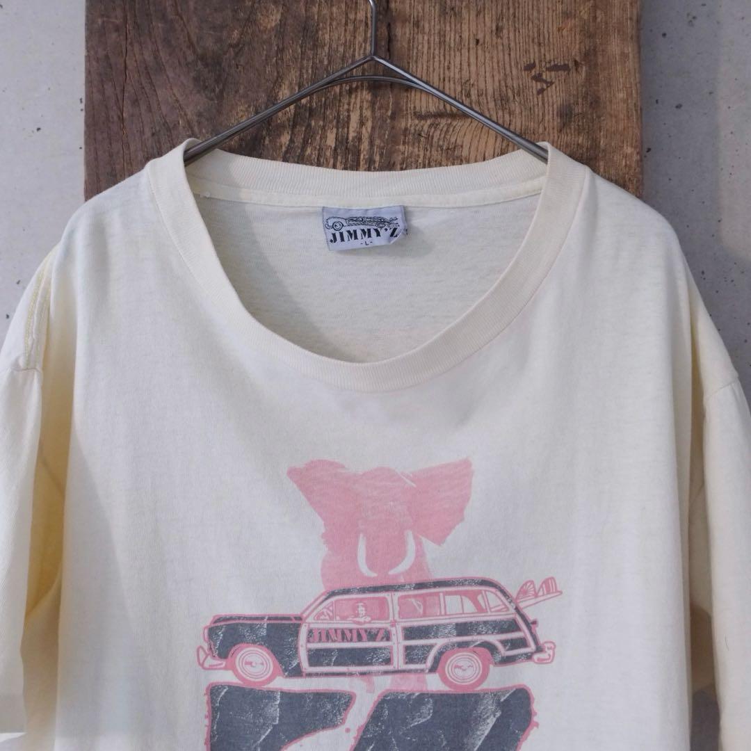 80's Jimmy'z Print Tee ウッディワゴン