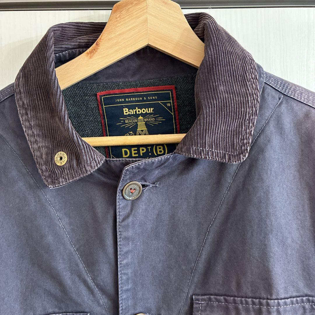 【極希少】Barbour DEPT(B) カバーオール 良いフェード Ｌサイズ