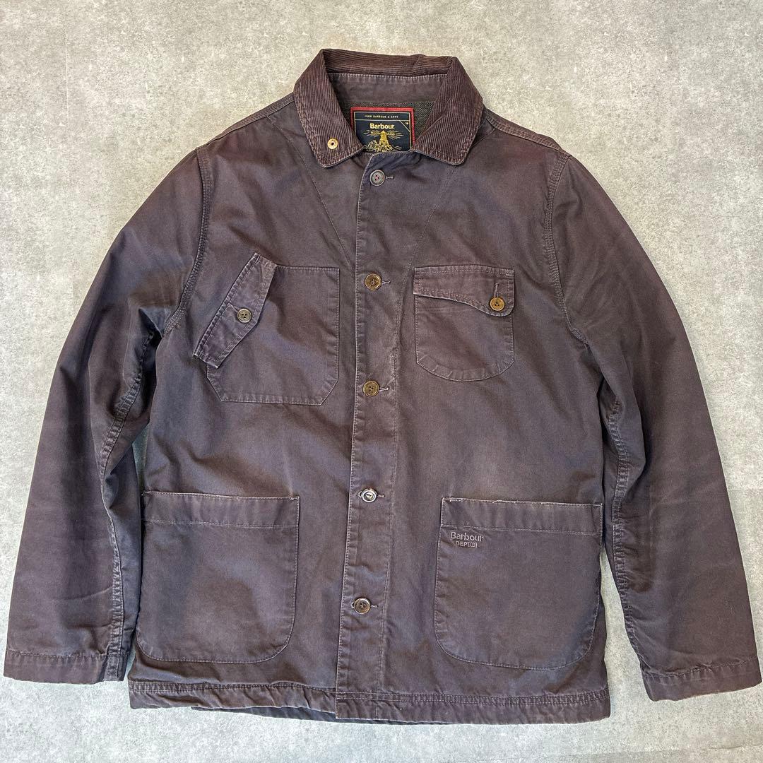 【極希少】Barbour DEPT(B) カバーオール 良いフェード Ｌサイズ