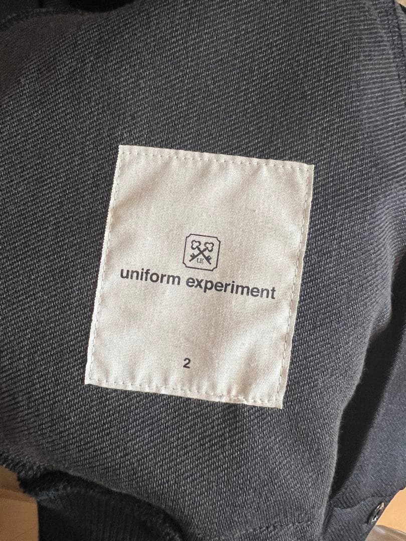 uniform experiment ロゴ刺繍 リブカラーブルゾン(ジャンパー)
