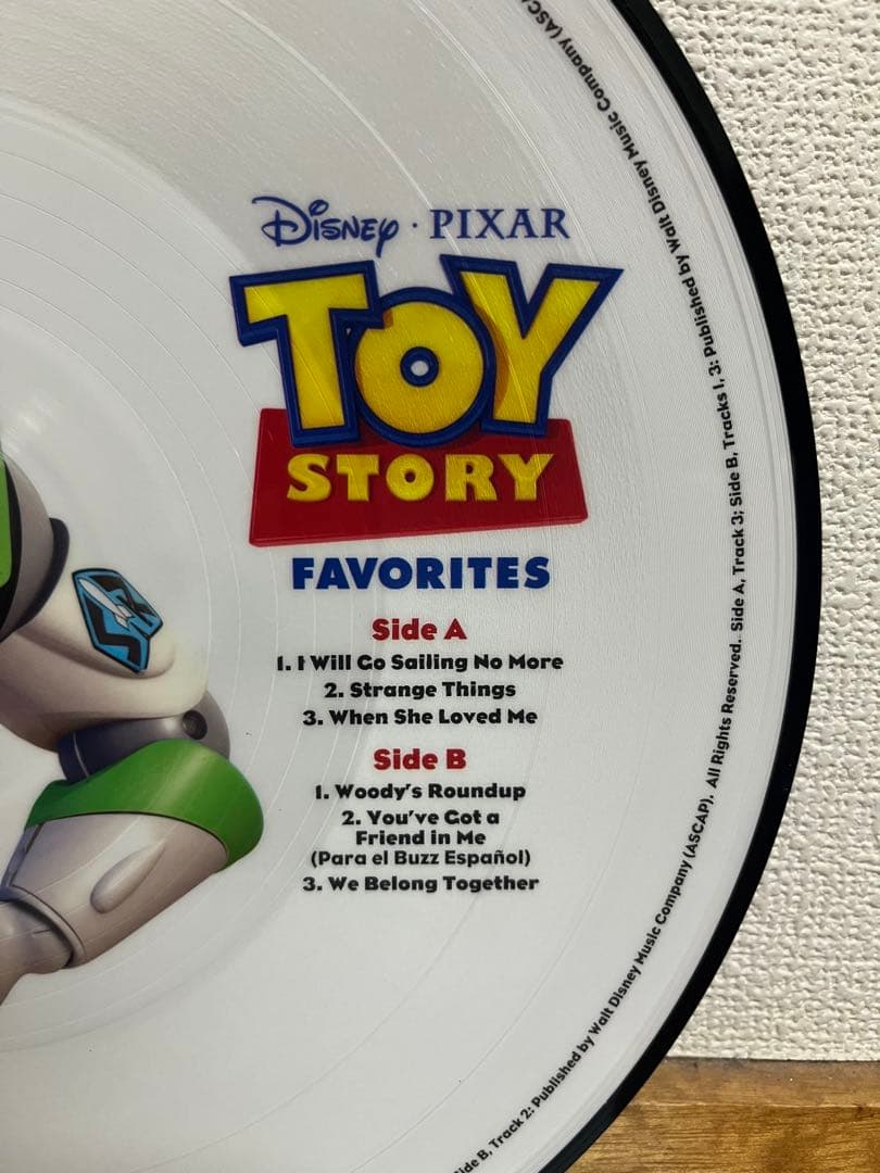 TOY STORY FAVORITES トイストーリー レコード