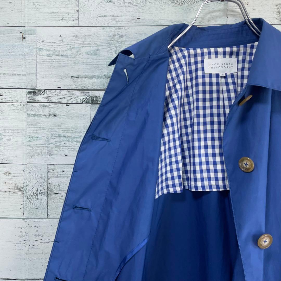 ☆美品☆マッキントッシュフィロソフィー　シリコンコーティングステンカラーコート