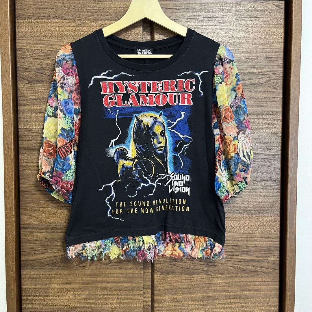 HYSTERIC GLAMOUR 半袖Tシャツ バルーンスリーブ