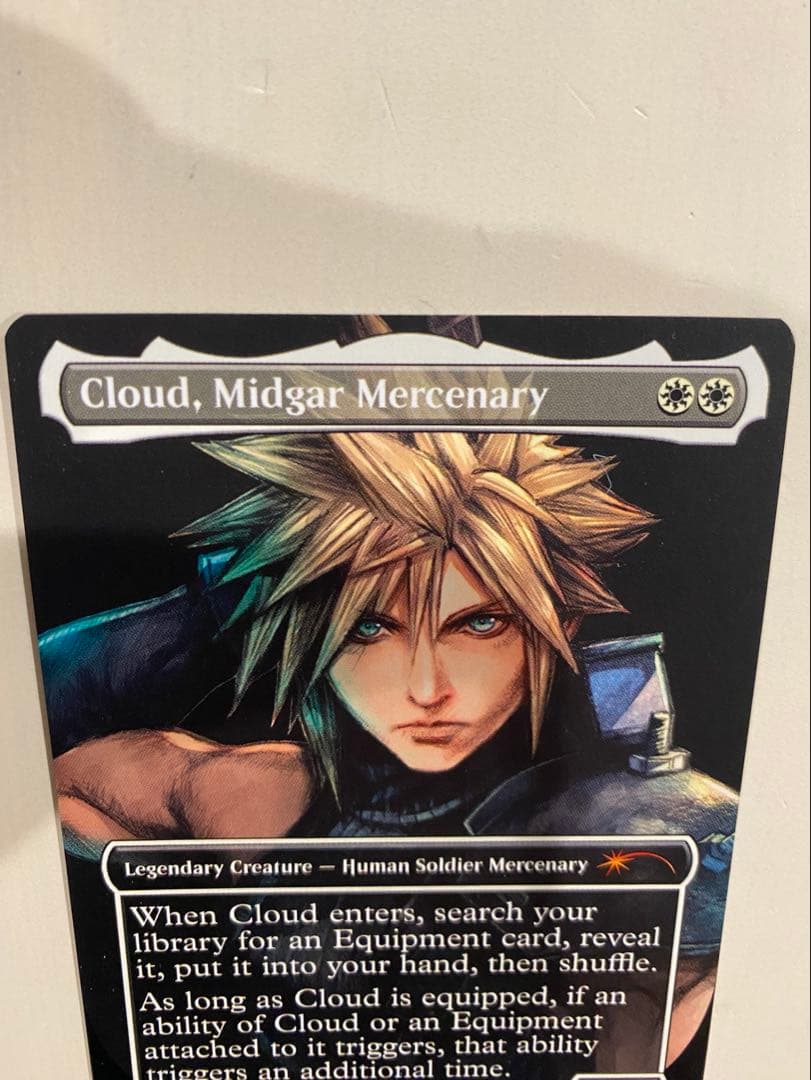 mtg ミッドガルの傭兵、クラウド　英語版　限定　プロモ