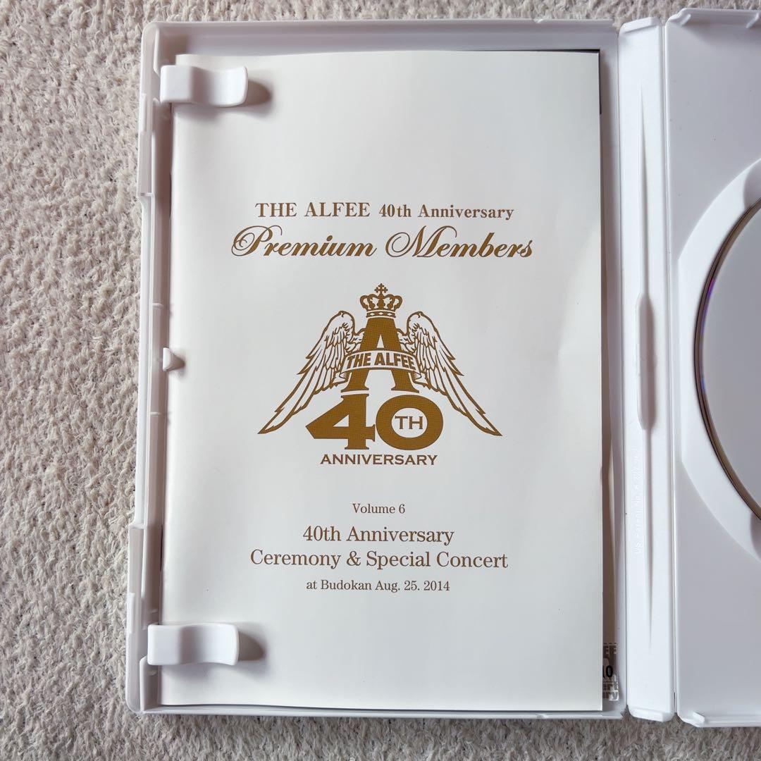 THE ALFEE 40th スペシャルコンサート DVD アルフィー