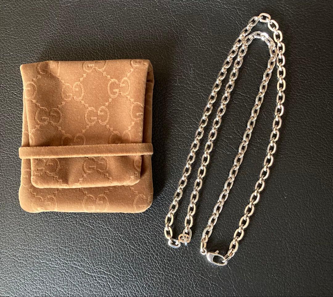 訳あり GUCCI チェーンネックレス シルバー925 Tiffany