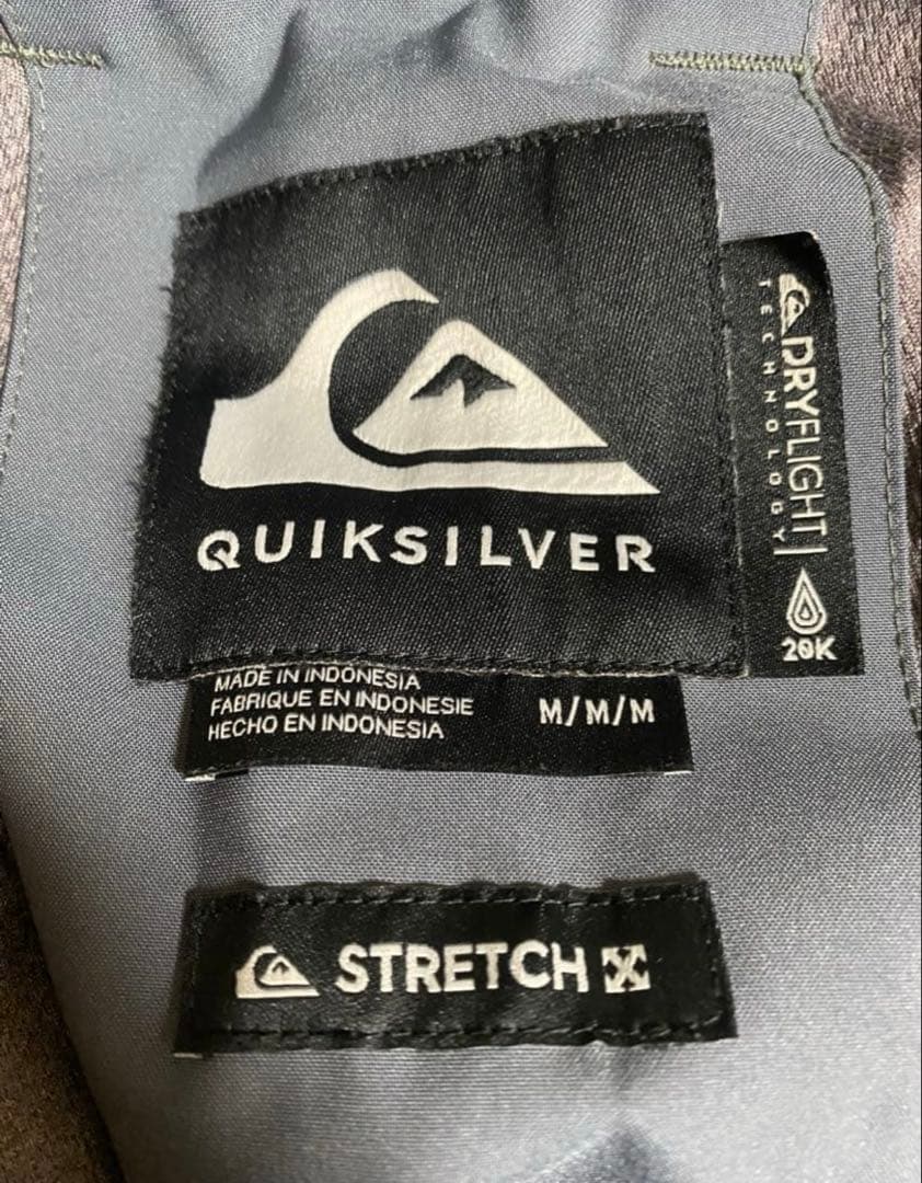 Quiksilver クイックシルバー　スノーボードウェアパンツ20k