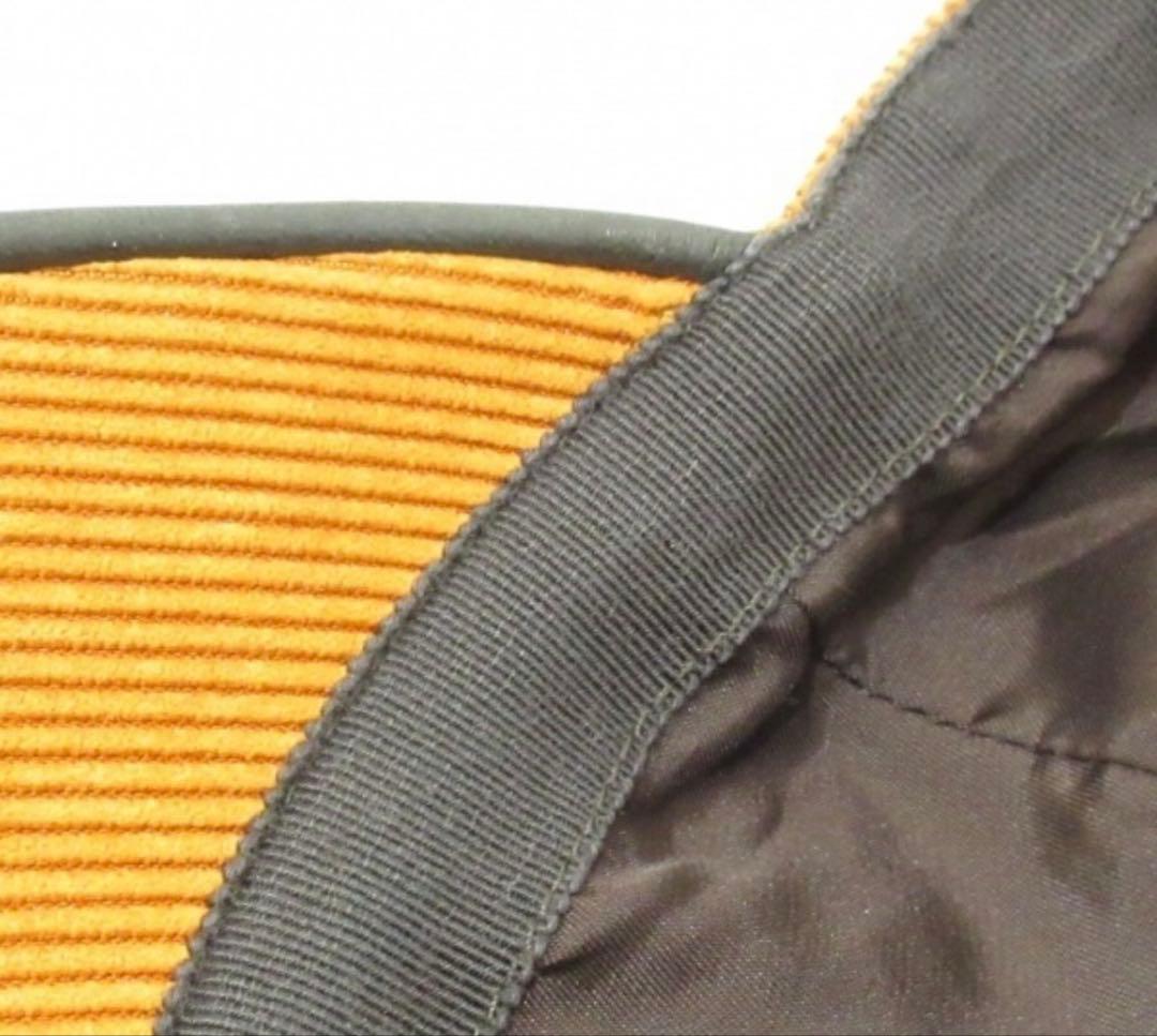 M*様 HERMES コーデュロイ キャップ 59 セリエ オレンジ　クローバー