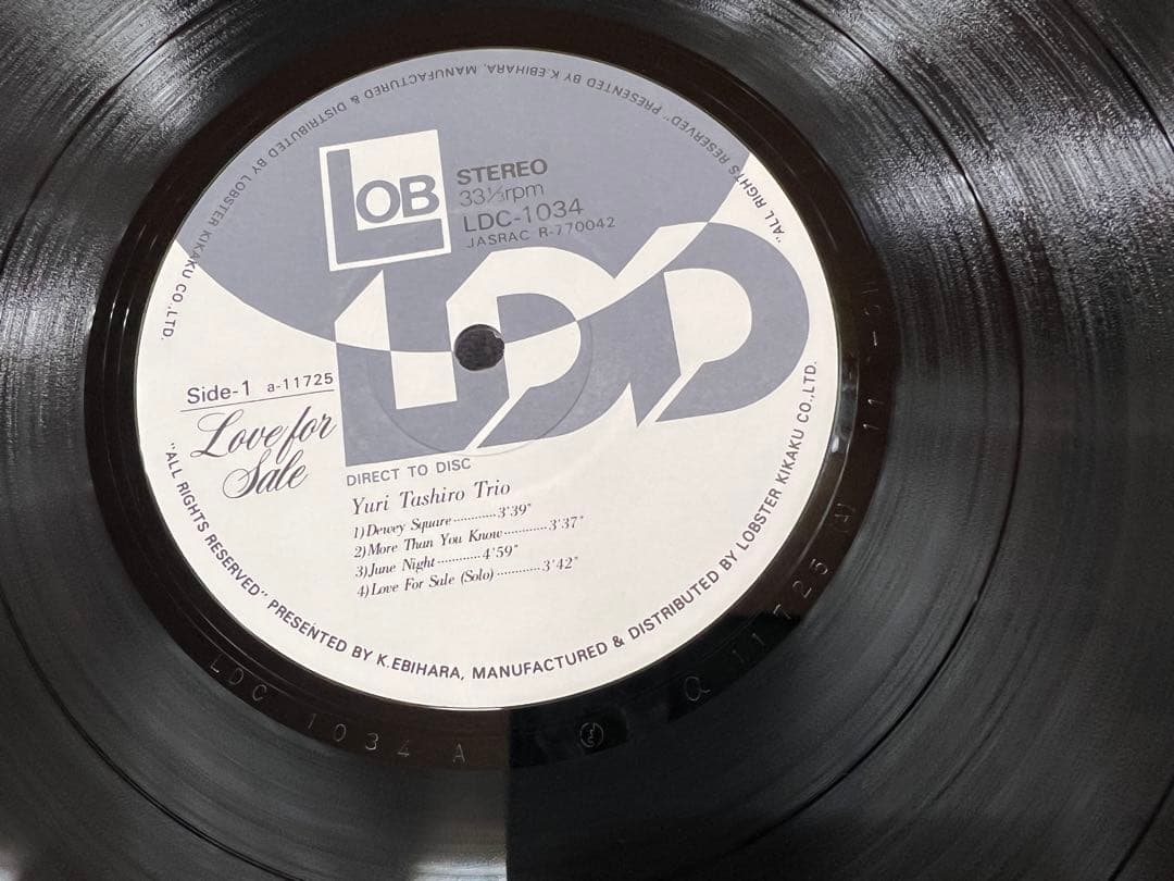 1982年LDC-1034 Love for Sale田代ユリ 根本敬子 LP