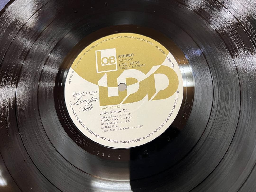 1982年LDC-1034 Love for Sale田代ユリ 根本敬子 LP