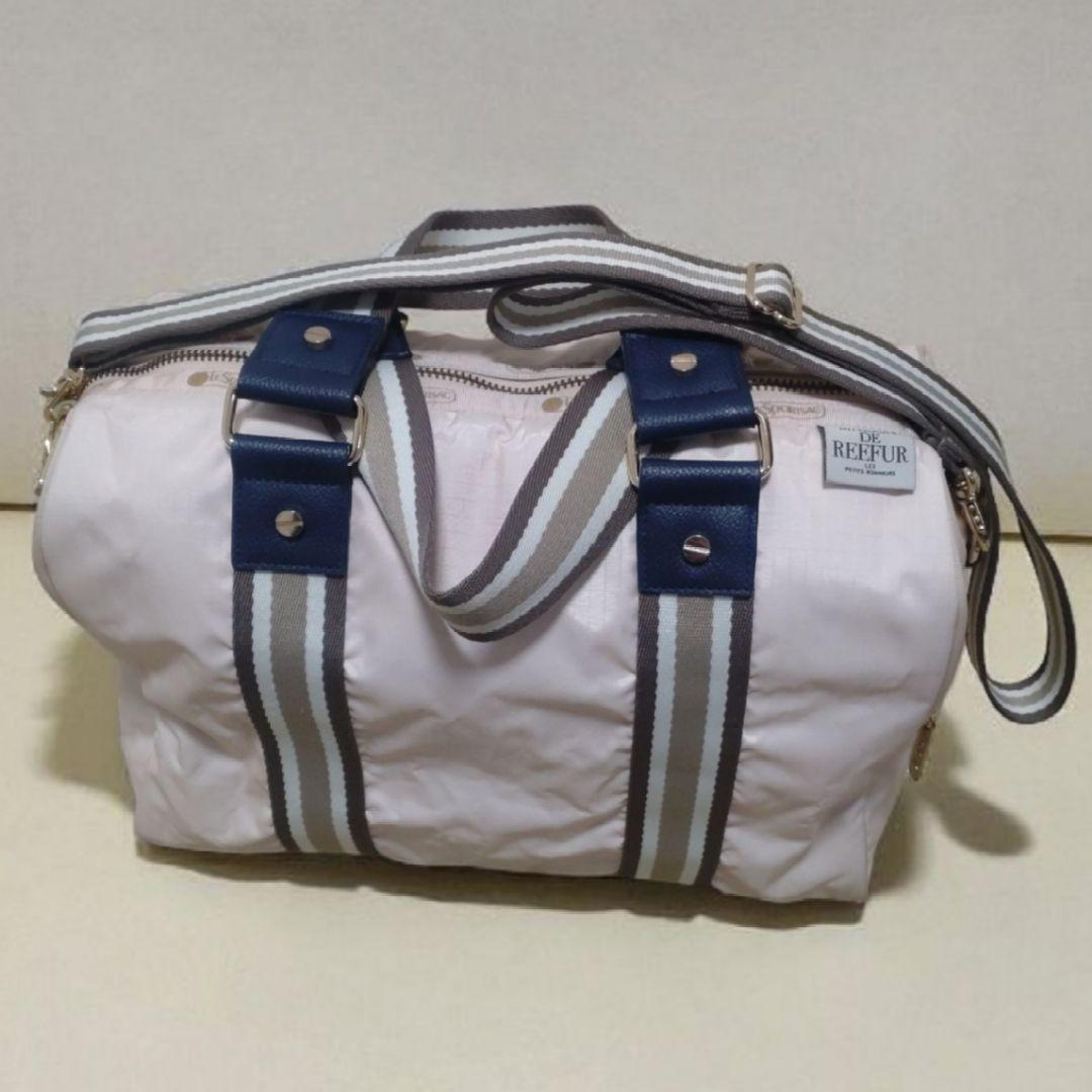 MAISON DE REEFURコラボ　ワタガシカラー　メラニーボストン　レスポ