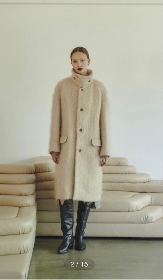 【タグ付き】RANDEBOO Mohair classic coat