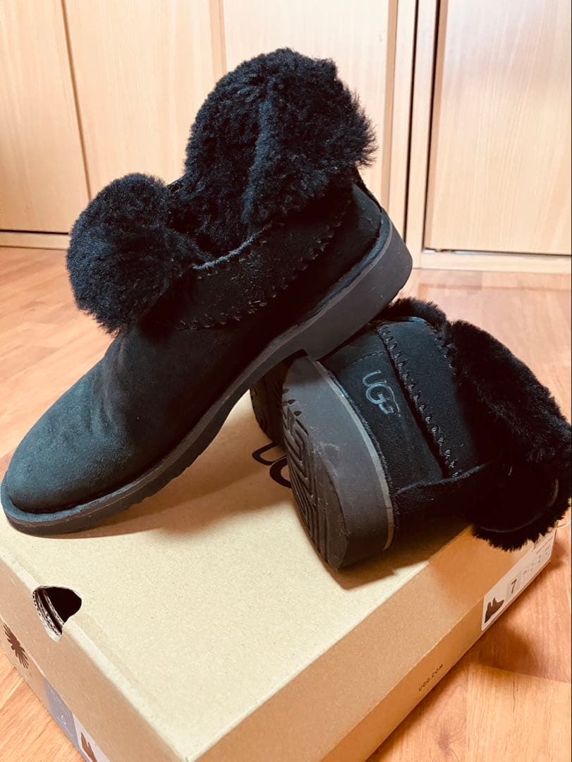 四日間限定‼️UGG 黒 ムートンブーツ マッケイ Mckay