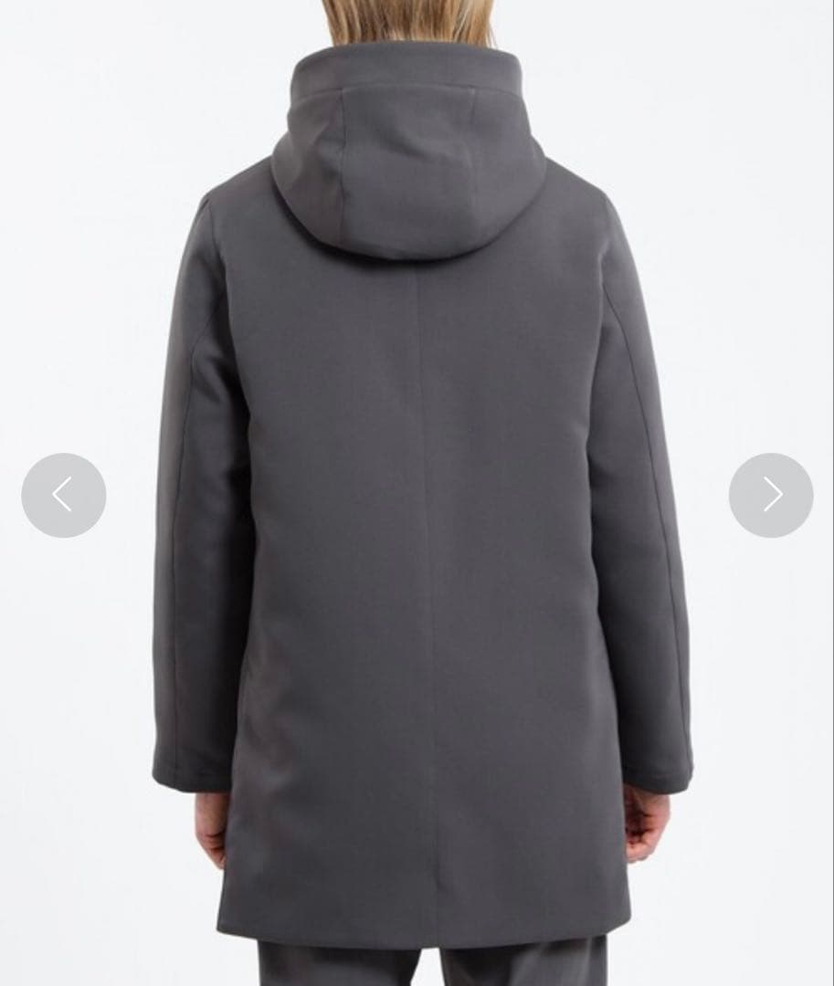 HOODED LIGHT DOWN ブラック M