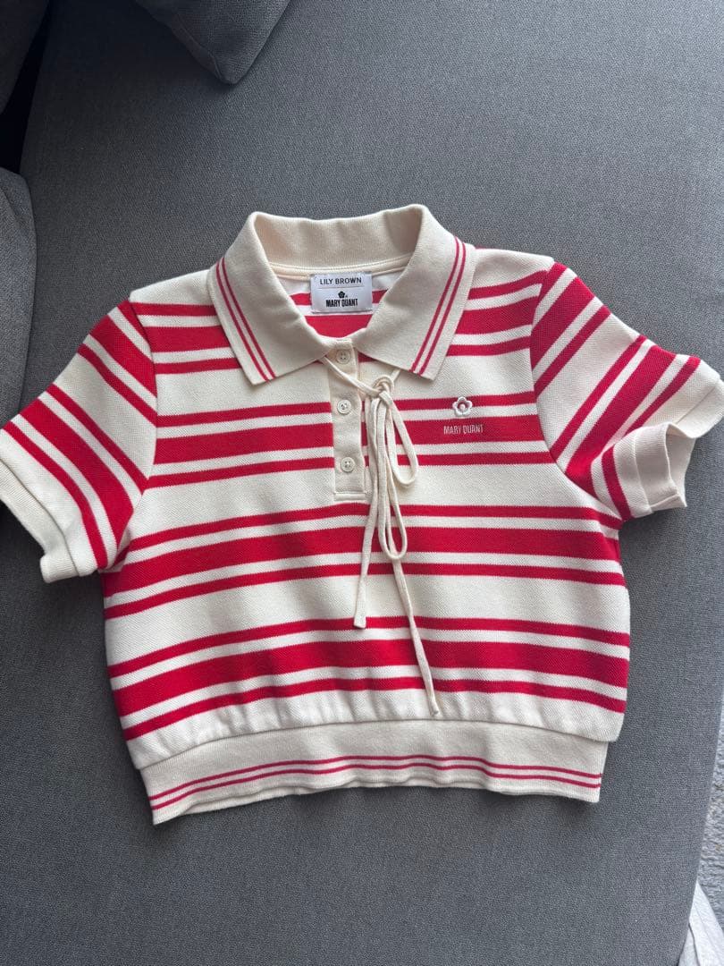 【*と様 LILY BROWN*MARY QUANT) > ロップドリボンポロシ