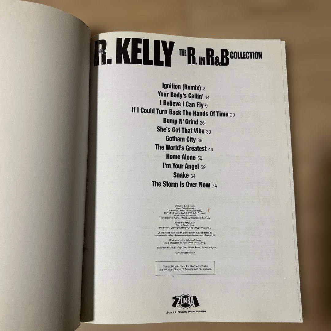 R. Kelly The R.in R&B Collection ピアノ　楽譜