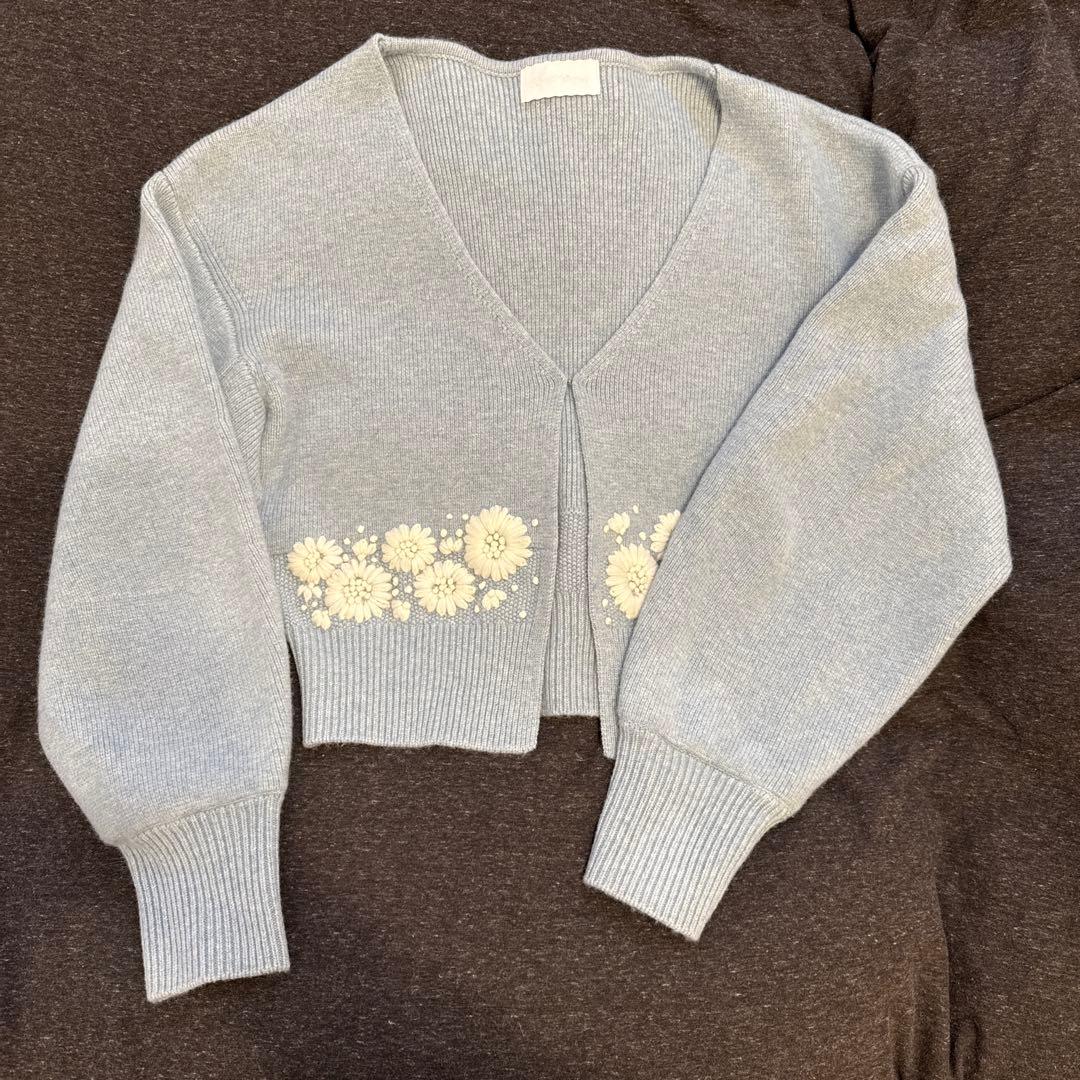 トップス rosymonster flower cardigan