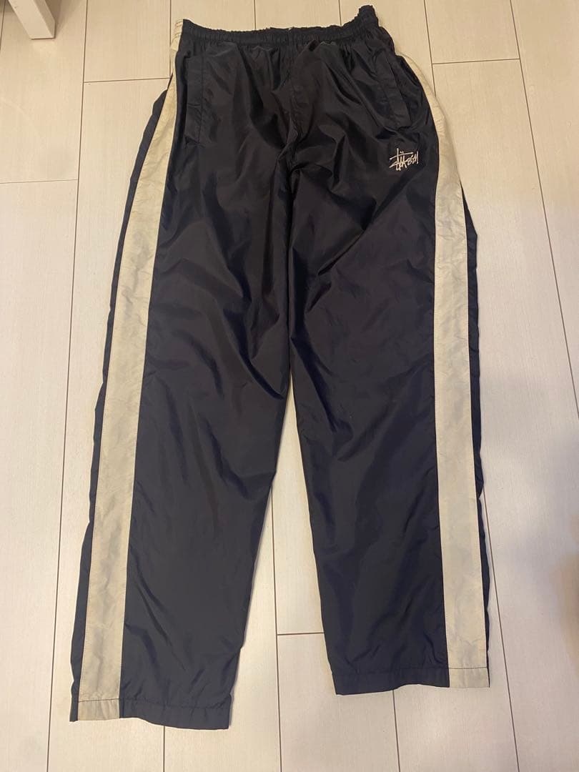 US製old stussy ナイロンジャケット セットアップ　Ｌサイズ