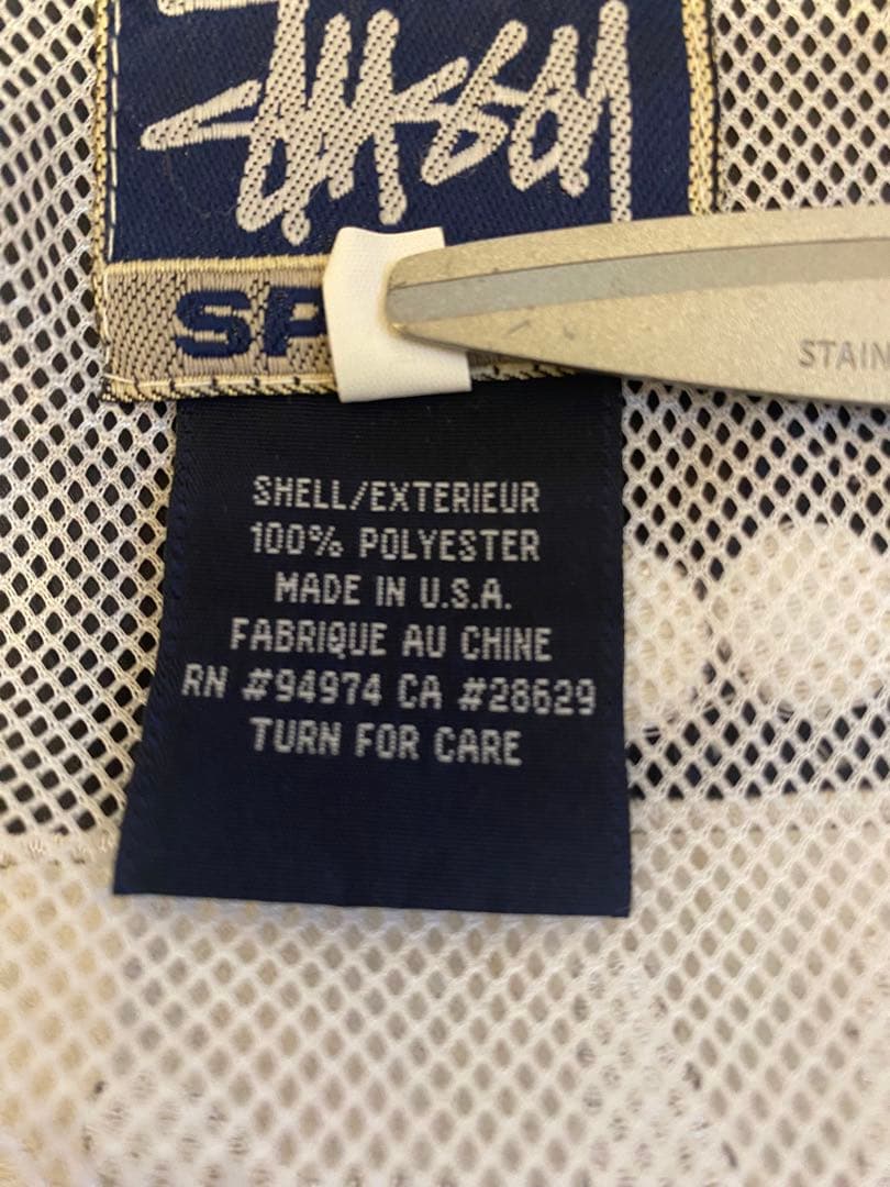US製old stussy ナイロンジャケット セットアップ　Ｌサイズ