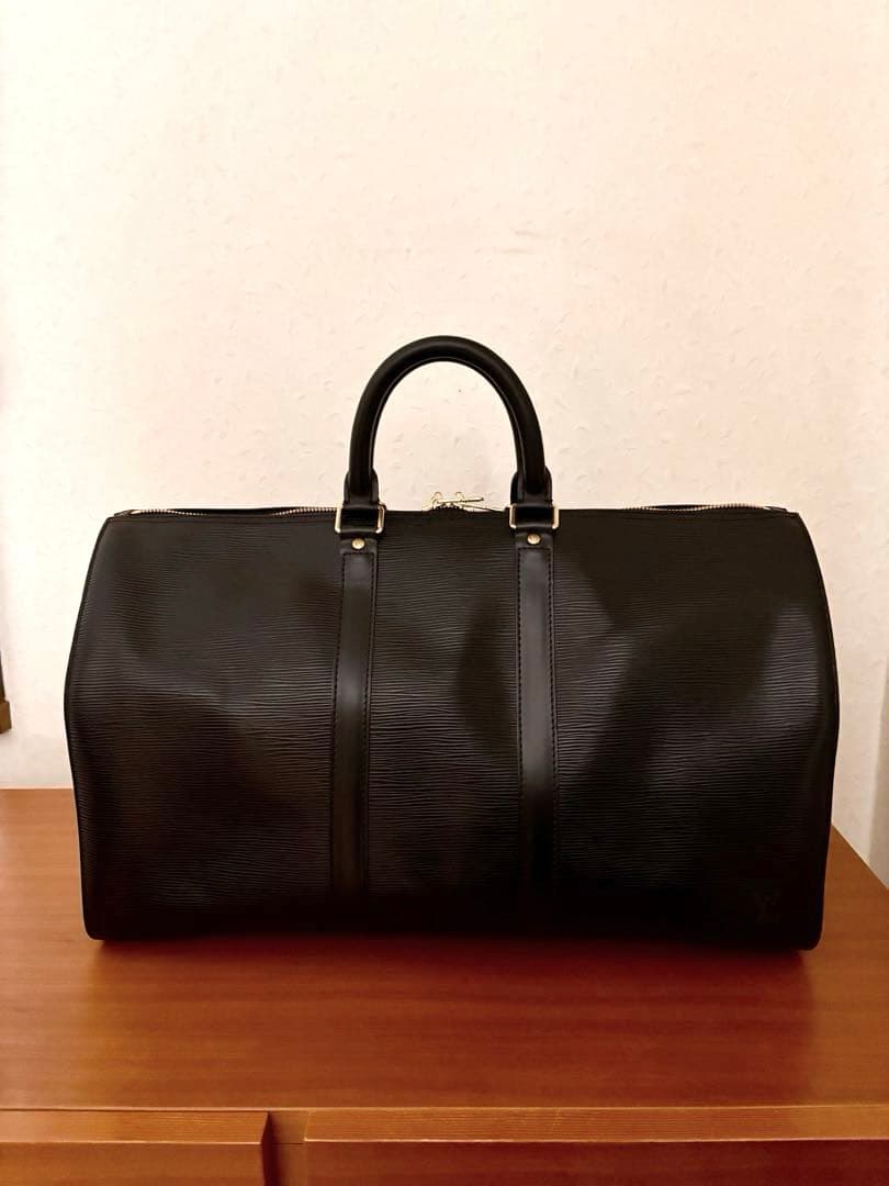 ＊＊ご予約＊＊《美品》ルイヴィトン　キーポル45　エピ　ノワール　ボストンバッグ