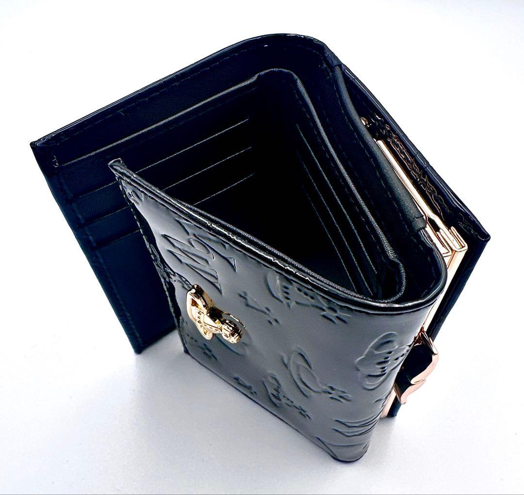 【新品✨超人気】Vivienne Westwood 三つ折り財布/ブラック/黒