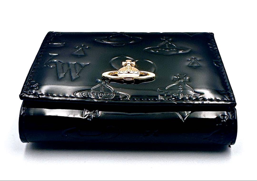 【新品✨超人気】Vivienne Westwood 三つ折り財布/ブラック/黒