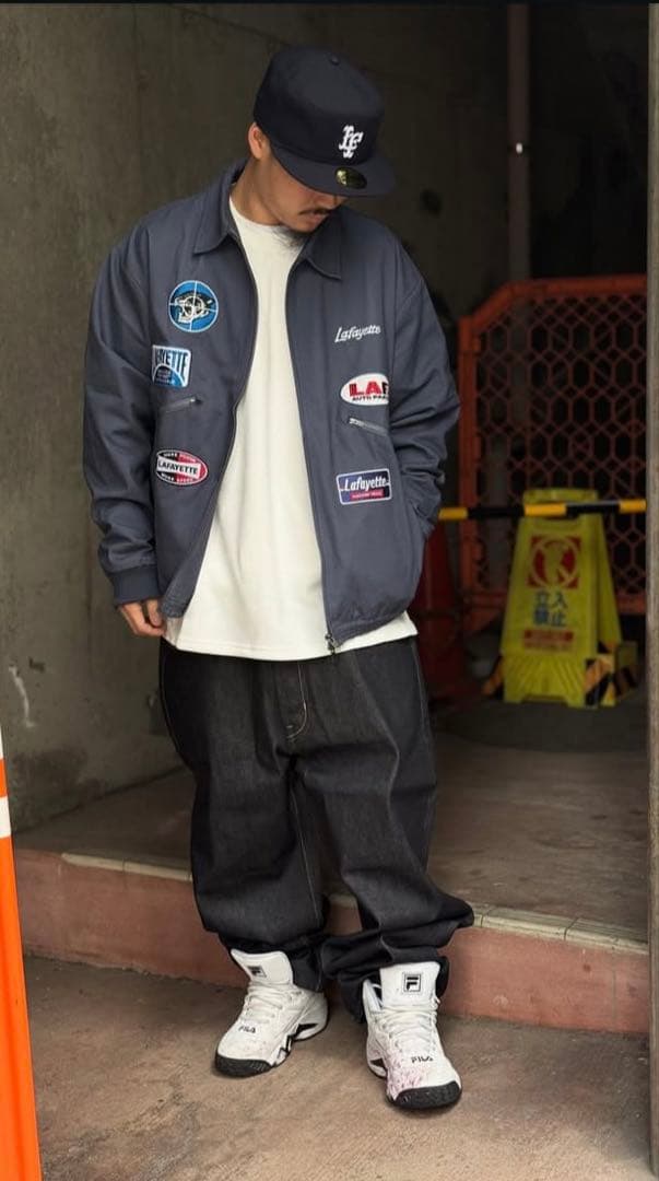ジャケット・アウター LFYT RACING PATCH WORK JACKE XL